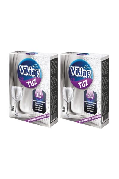 Viking 2 Adet  Bulaşık Makinası Tuzu 1500 gr