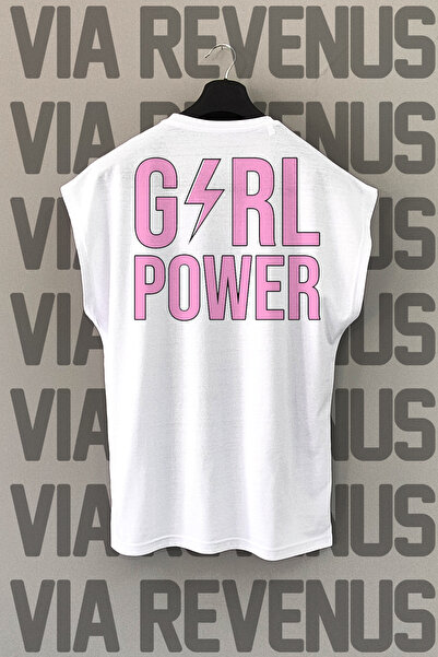 Vordevia Girl Power Back Štampano - Sportska majica bez rukava T-shirt