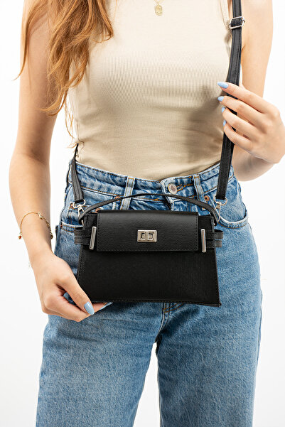 ESTUTE Kilit Detaylı Çapraz Askılı Çanta