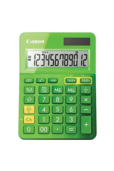 Canon Ls-123k-mgr 12 Hane Masa Üstü Hesap Makinesi Yeşil