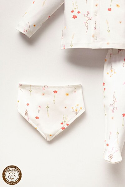 MAHFEL Colorful Floral Patterned Baby Hospital Discharge Set