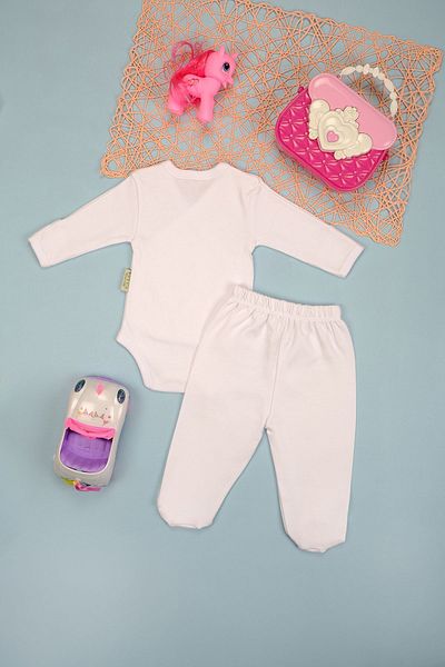 bebetospik Cotton Long Sleeve V-Neck Soft Bottom Top Bodysuit