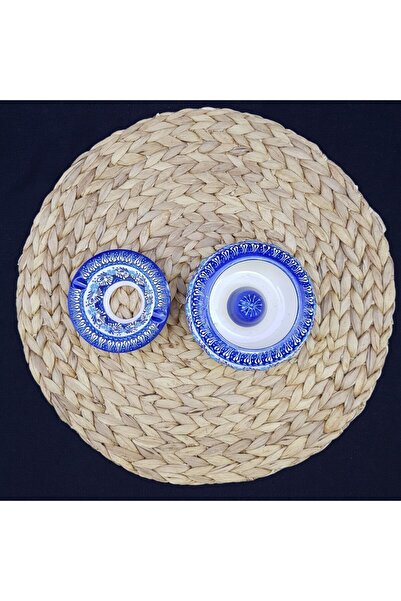 sharpart sharp&art Detaylı El İşlemeli Dekoratif Seramik Sigara Küllüğü - El Yapımı Seramik Küllük