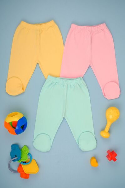 bebetospik 3 قطع من الأحذية القطنية الناعمة للفتيات الصغيرات والأولاد