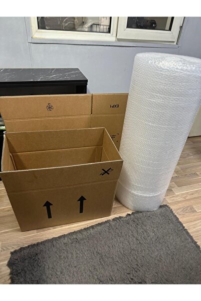 aybaş kağıtçılık Kutu Boş Koli 60x30x40 Cm 210 Gr. 70kg Taşıma Kapasiteli,5 L...