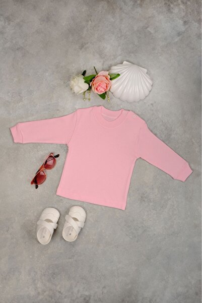 bebetospik Cotton Long Sleeve Soft Shoulder Snap Bodysuit