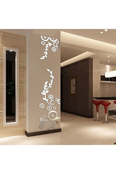 Genel Markalar Yaratıcı Daire Akrilik Pleksi Ayna Duvar Dekoru