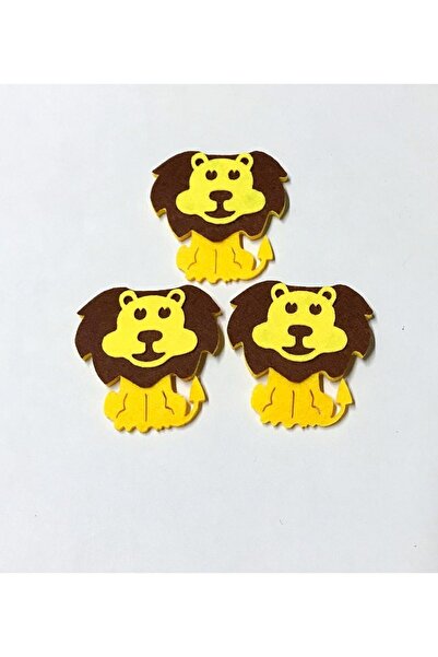 KeçeBizde Keçe Aslan Figür 5 Adet 6 Cm