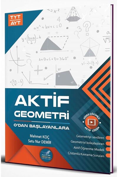 Aktif Öğrenme Yayınları Aktif Öğrenme TYT AYT Geometri 0 dan Başlayanlara Fen...