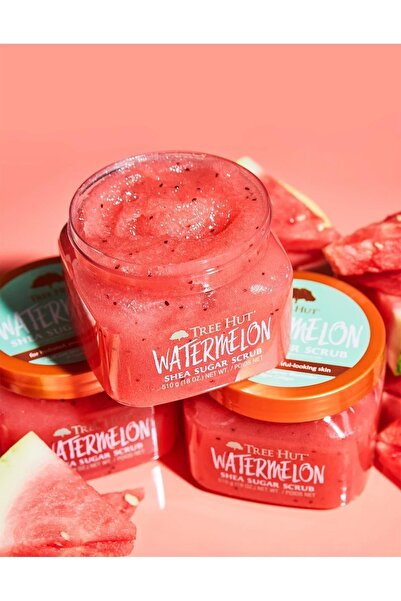 TreeHut Tree Hut Watermelon Shea Sugar Scrub Vücut Peelingi 510gr