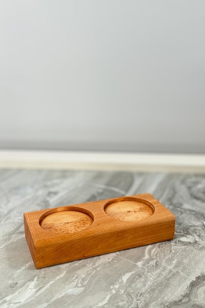 OBLİVİON 2-Piece Wooden Multi-Purpose Stand Bathroom Kitchen Organizer Stand OIL STAND - LIQUID SOAP STAND