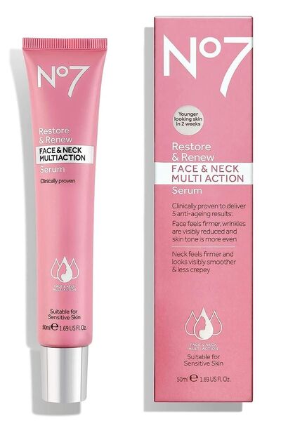 No7 Laboratories No7 Restore Renew 30ML - مصل متعدد المفعول للوجه والرقبة