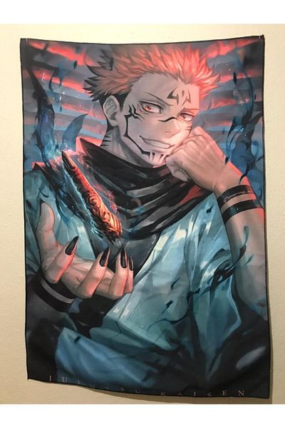owl bag Tapiserie de perete cu design cu model Jujutsu Kaisen-ryoumen Sukuna