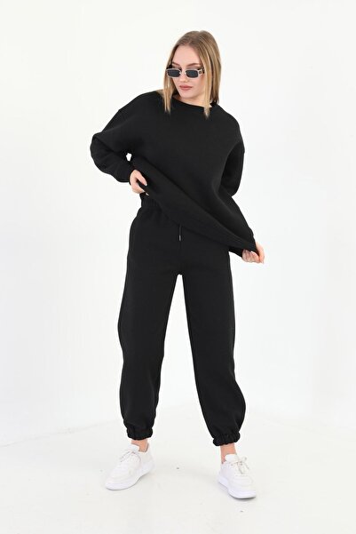 batı Bisiklet Yaka Oversize Sweetshirt