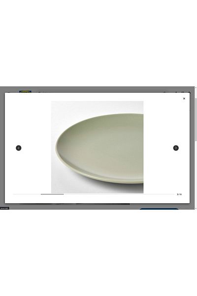 IKEA Fargklar Plate Set, Light Green, 26 Cm, 4 Pieces