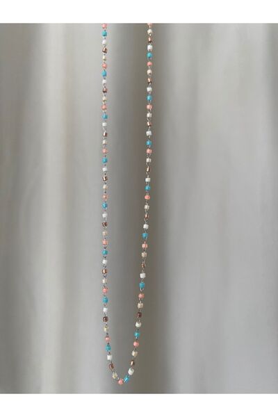 pisay takı & aksesuar Miyuki Bead Steel Necklace - Minimal Design