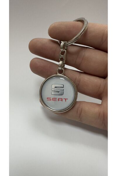 imza direksiyon kılıfı Μπρελόκ Damla διπλής όψης με λογότυπο Seat - 1 τεμάχιο