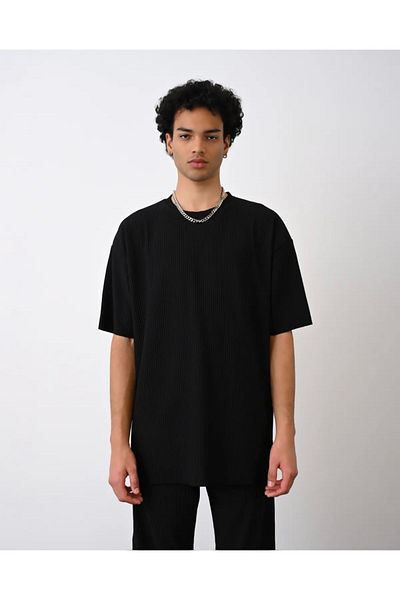 İLKCET MODA Ανδρικό μπλουζάκι Ottoman Premium Oversize