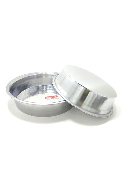 ÜZÜM ÇELİK 2-Piece Chrome Raw Meatball Tray Number 5 and Number 6 Picnic