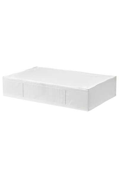 IKEA Fermuarlı Saklama Hurç 93x55x19 Beyaz Renk Yatak Altı Yastık Çarşaf Nevresim Giysi Saklama Kutusu Hu