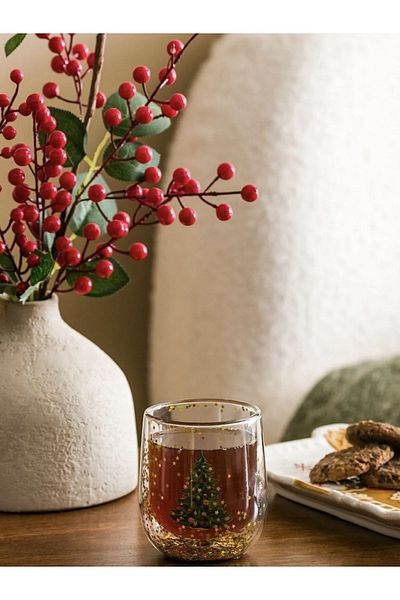 LC Waikiki Home Christmas Themed Starry Glass Cup