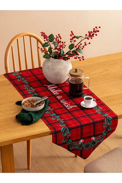 LC Waikiki LCW HOME New Year Themed Runner 50x140 Cm