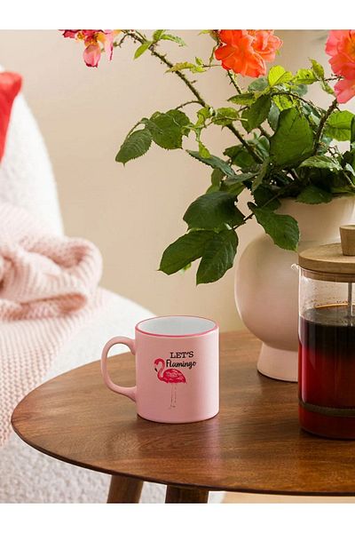 LC Waikiki LCW HOME Flamingo Printed Ceramic Mug 320 Ml