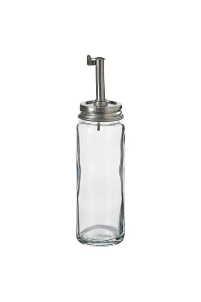 IKEA Yağdanlık Cam-paslanmaz Çelik 16 Cm Metalik 100 ml Cam
