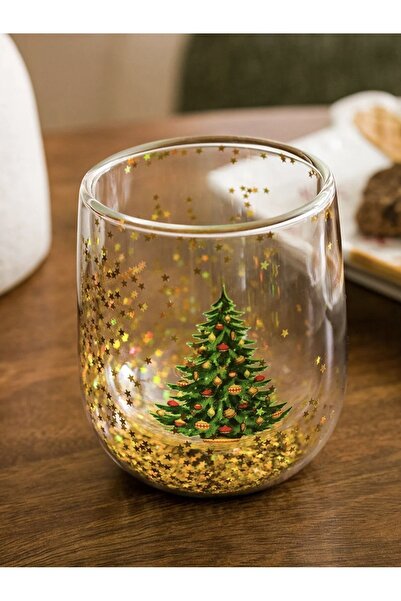 LC Waikiki Home Yılbaşı Temalı Yıldızlı Cam Bardak