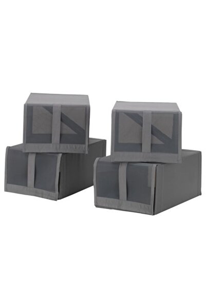 IKEA Skubb Ayakkabı Kutusu, Koyu Gri