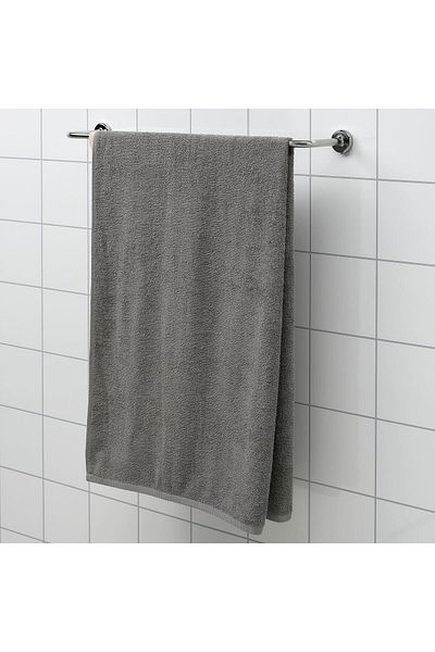 IKEA DIMFORSEN bath towel, gray, 100x150 cm