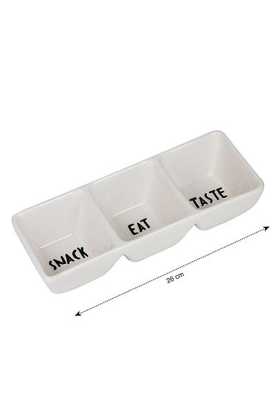 LC Waikiki LCW HOME Printed Ceramic Presentation Plate 26 Cm