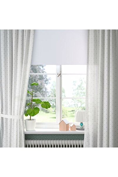 IKEA Len Perde 2 Kanat Beyaz