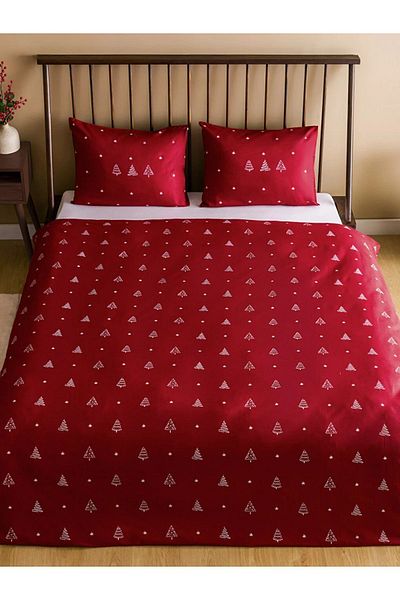 LC Waikiki 100% Cotton Christmas Themed Double Duvet Cover Set 220 X 200 cm