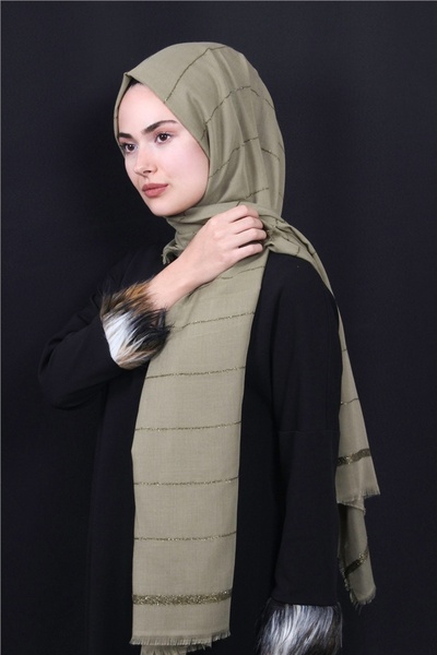 Eşarppark Simli Pamuk Şal 505-7