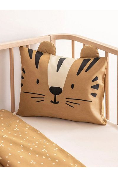 LC Waikiki Cat Patterned Cotton Baby Duvet Cover Set