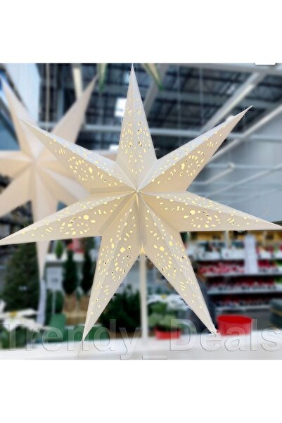 IKEA Strala 70 Cm Dantel Motifli Abajur Başlığı Sarkıt Lamba Masa Lambası Başlık