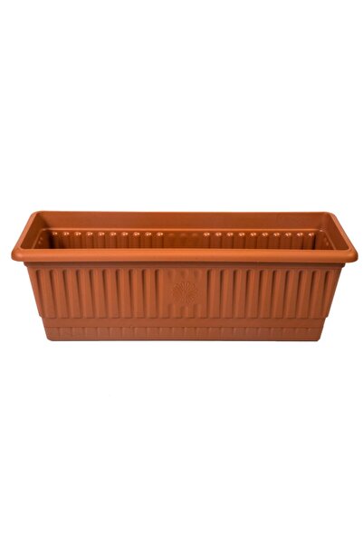 Hak Plastik 3 Adet Orta Boy Balkon Saksı No:2