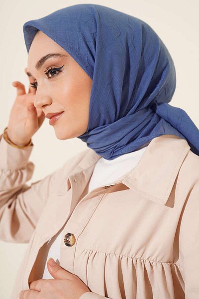 m moon scarf Indigo Bamboo Crochet Premium Scarf