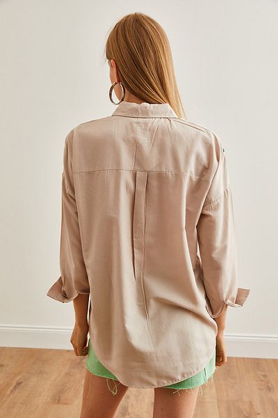 Olalook Übergroßes Damenhemd mit Stickereien von Lilyum Stone - GML-19001228