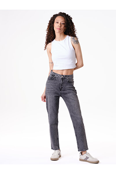 Novita Schwarze Lycra-Jeans – Blasser Effekt
