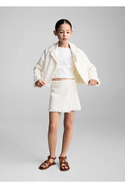 MANGO Kids Ecru Jacket for Kids