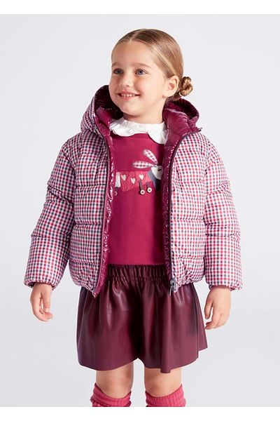 MAYORAL Girl's Coat Double Sided Red
