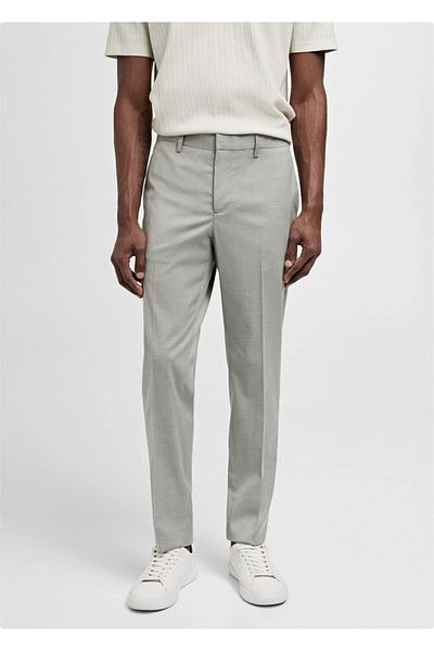 MANGO Man Super slim fit stretch fabric fabric pants