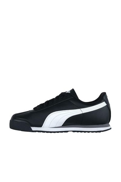 Puma 353572   11 Roma Basic Παπούτσια Καθημερινής Χρήσης Μαύρα Λευκά
