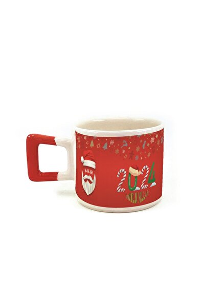 Kırtasiye Ofisi كأس عيد الميلاد المربع المطبوع بالكامل من سانتا كلوز لعام 202...