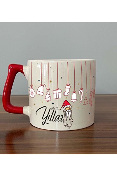 Kırtasiye Ofisi سنة جديدة سعيدة معلقة الحلي عيد الميلاد المطبوعة كأس عيد المي...