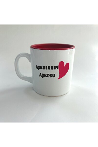 Kırtasiye Ofisi كوب أحمر متعدد مطبوع عليه حب الحب لعيد الحب