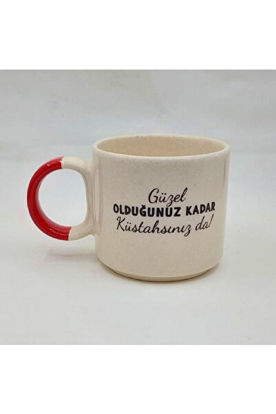 Kırtasiye Ofisi You are as insolent as you are beautiful! Printed Red Handled...