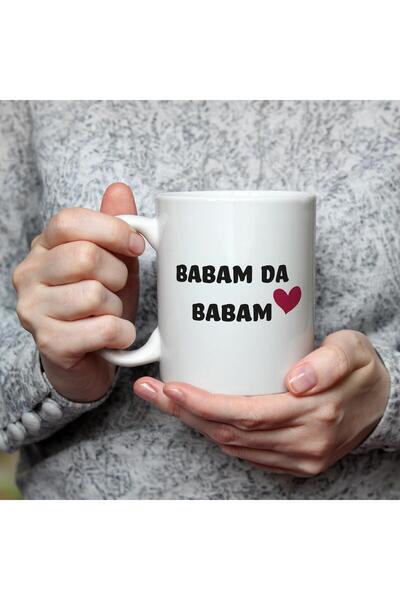 Kırtasiye Ofisi Babam Da Babam Baskılı Beyaz Kupa